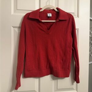 CAbi V-Neck Red Sweater for Women